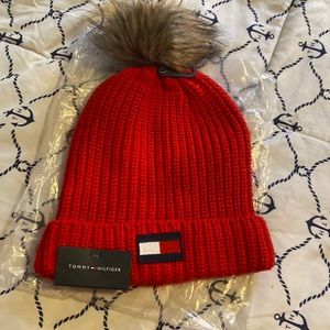 Red Tommy Hilfiger Hat